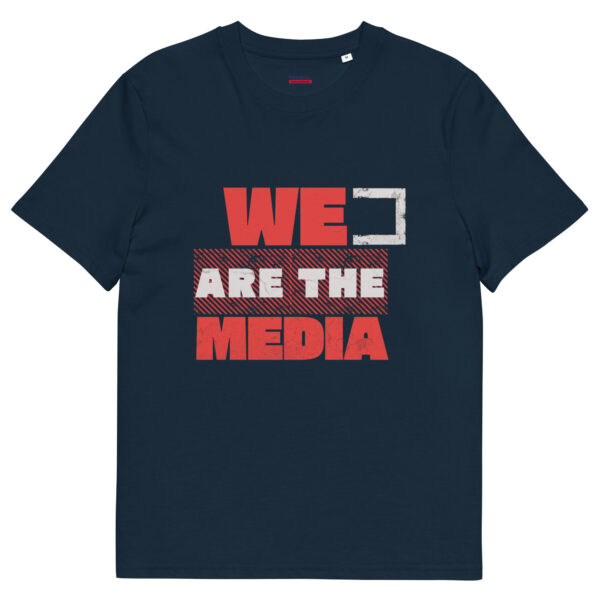 We are the Media Unisex Organic cotton t-shirt - Image 4