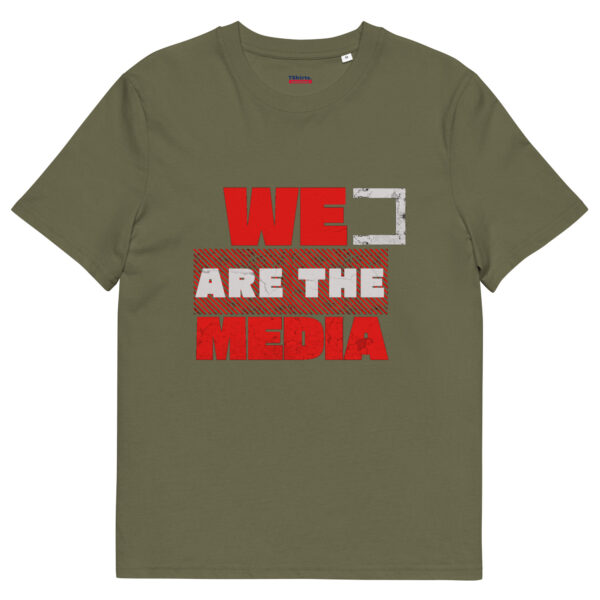 We are the Media Unisex Organic cotton t-shirt - Image 8