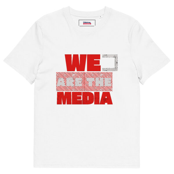 We are the Media Unisex Organic cotton t-shirt - Image 2